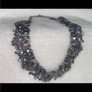 Elegant Silver Statement Necklace